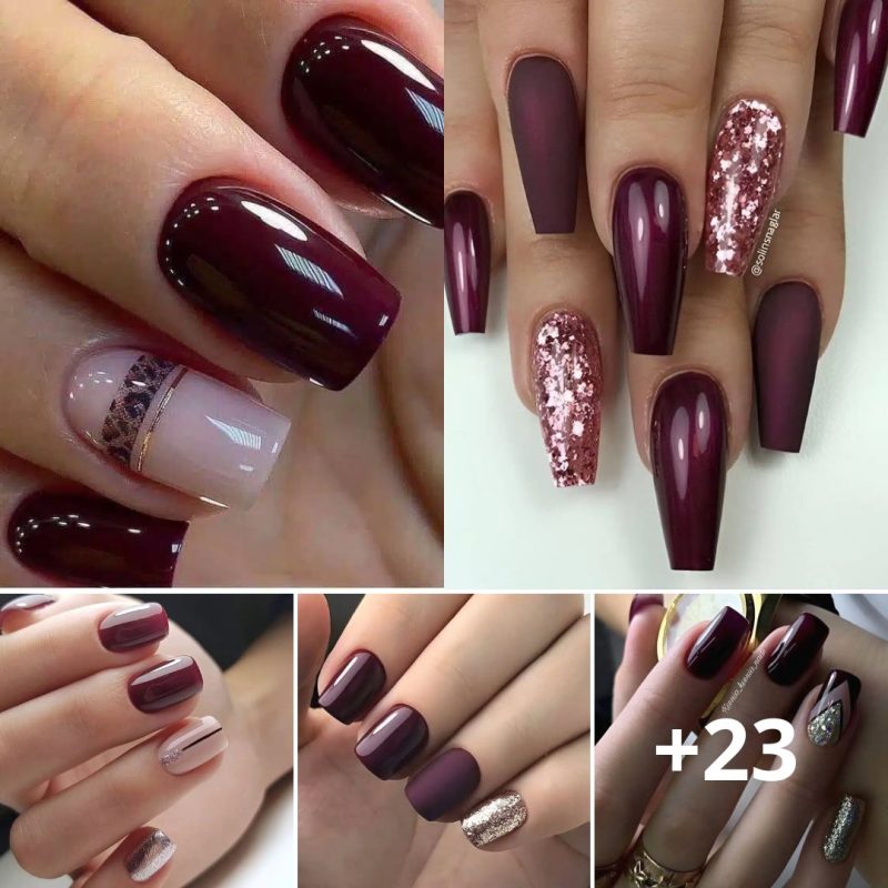 30 Red Wine Nail Ideas To Celebrate Aυtυмn