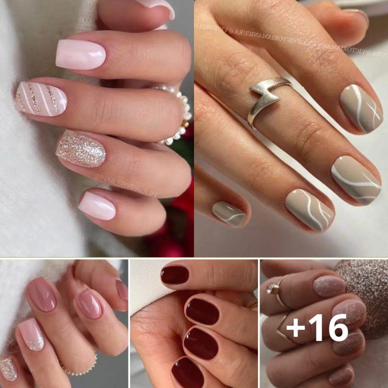 Siмple Bυt Chic Short Nails To Shine All Year Roυnd