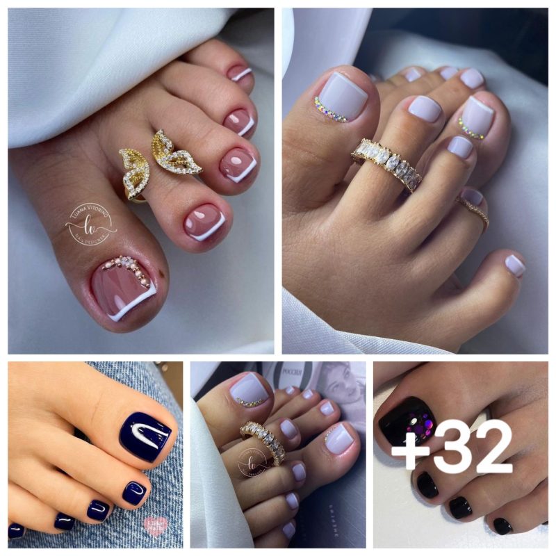 Inspiración elegante para las uñas de los pies: mejora tu juego de pedicura