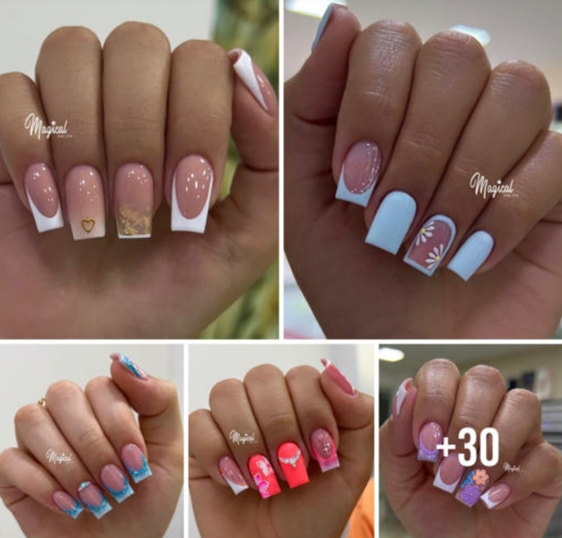 Get Impressed with 47 Extremely Cute Short Nail Designs
