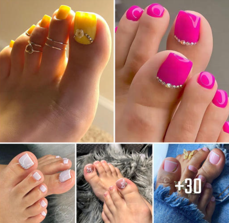 52 Magnificent Toe Nail Art Designs