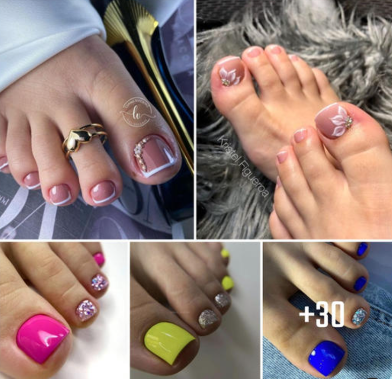 59 Magnificent Toenail Art Inspiration for 2024