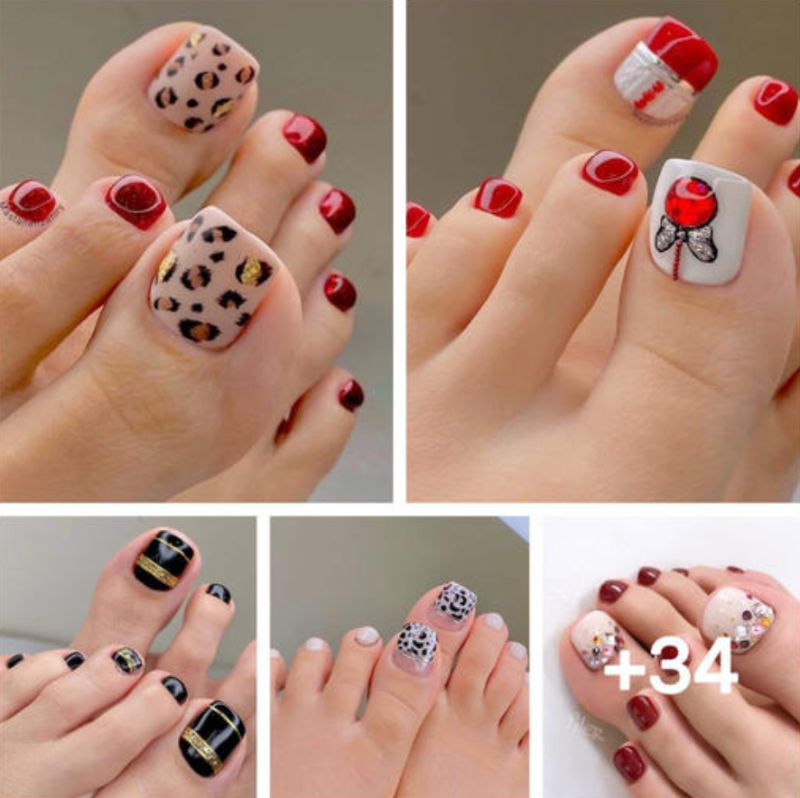 Sutileza en Cada Paso Inspiración con Diseños Simples para Uñas de Pies