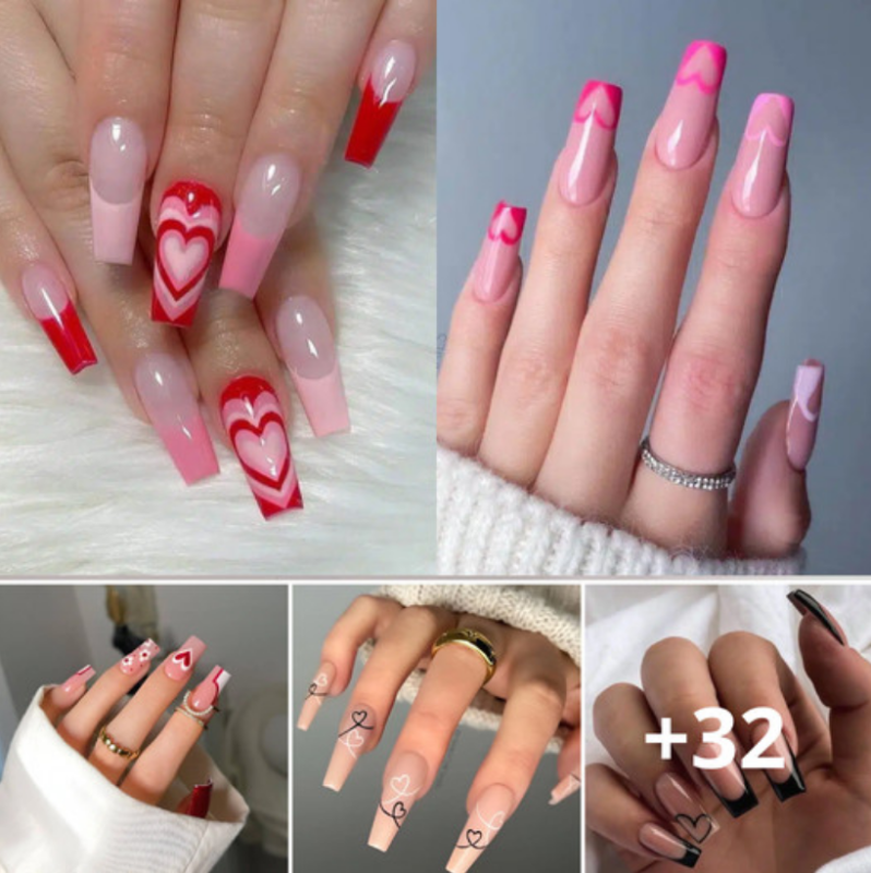 Delightful Heart Nail Designs You Can Easily Create