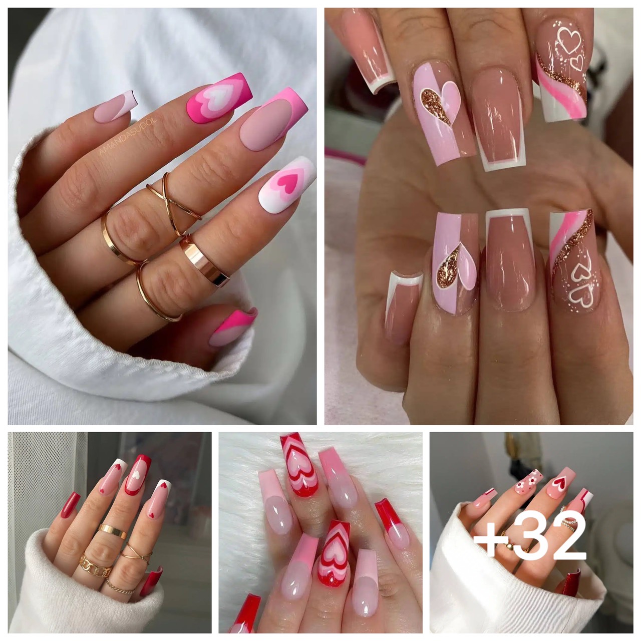 Simple Yet Gorgeous Heart Nail Ideas