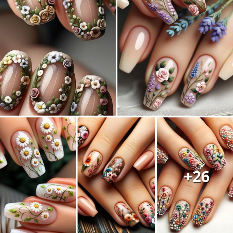 Flower Nails: Blooming Beauty on Your Fingertips