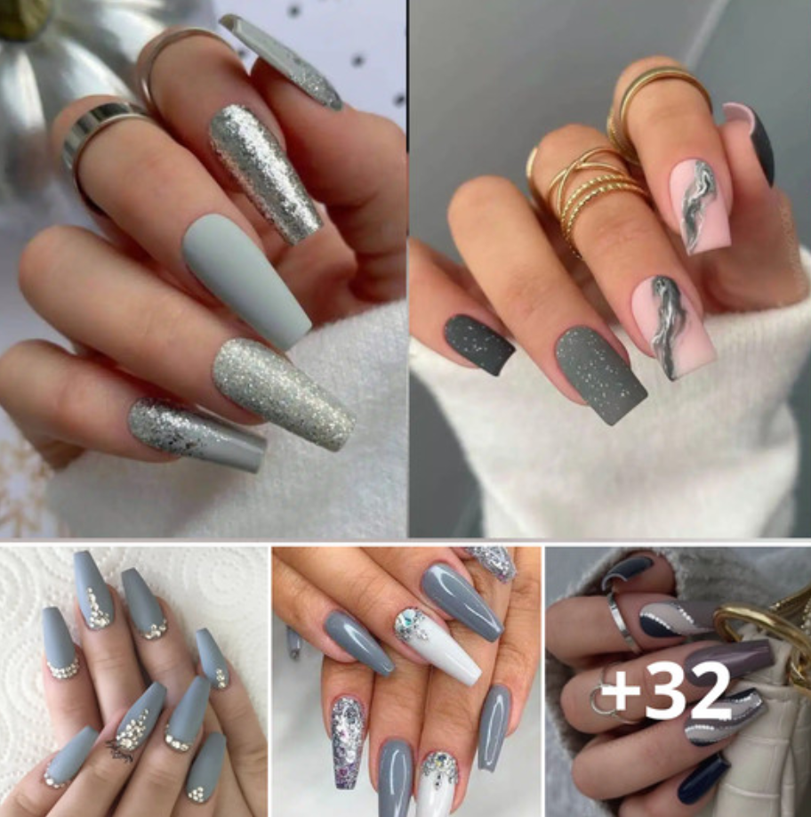 30 Grey Nail Ideas Too Chic To Pass