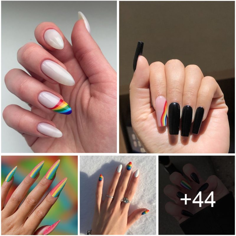 20 Rainbow Nail Ideas That’ll Inject Color Into Your Life