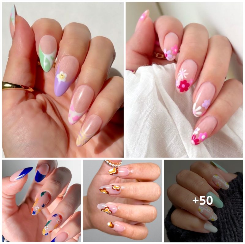 50 Adorable Flower Nail Designs to Try This Summer