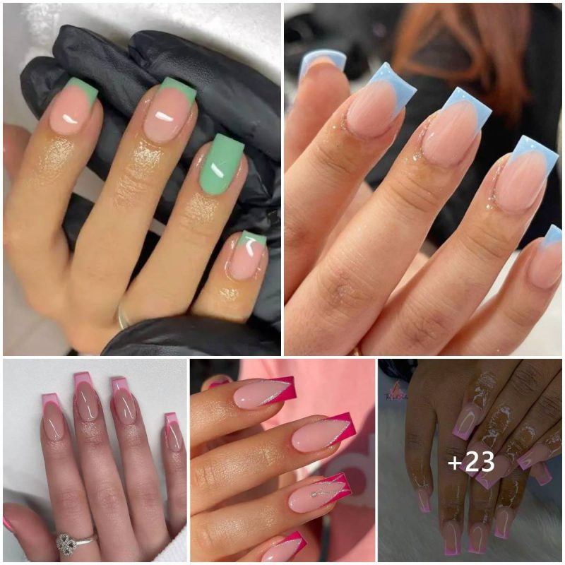 21+ Stunning Ideas for a Short French Manicure