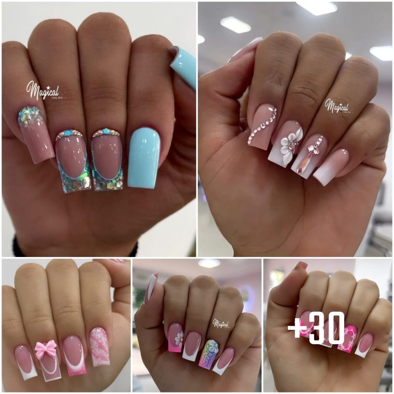 Compact Elegance: 30+ Trendy Short Acrylic Nail Ideas