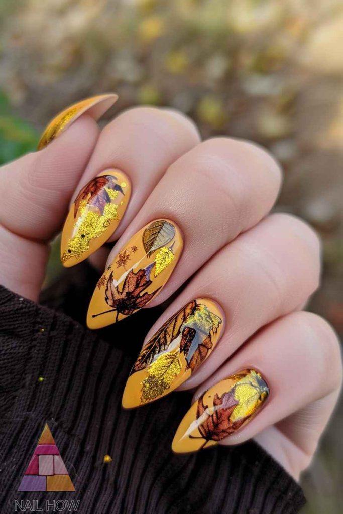 Fall Nail Designs That Slay: Cozy, Cute, and Totally Insta-Worthy! 149 fall nail designs 165 https://nailhow.com/fall-nail-designs/