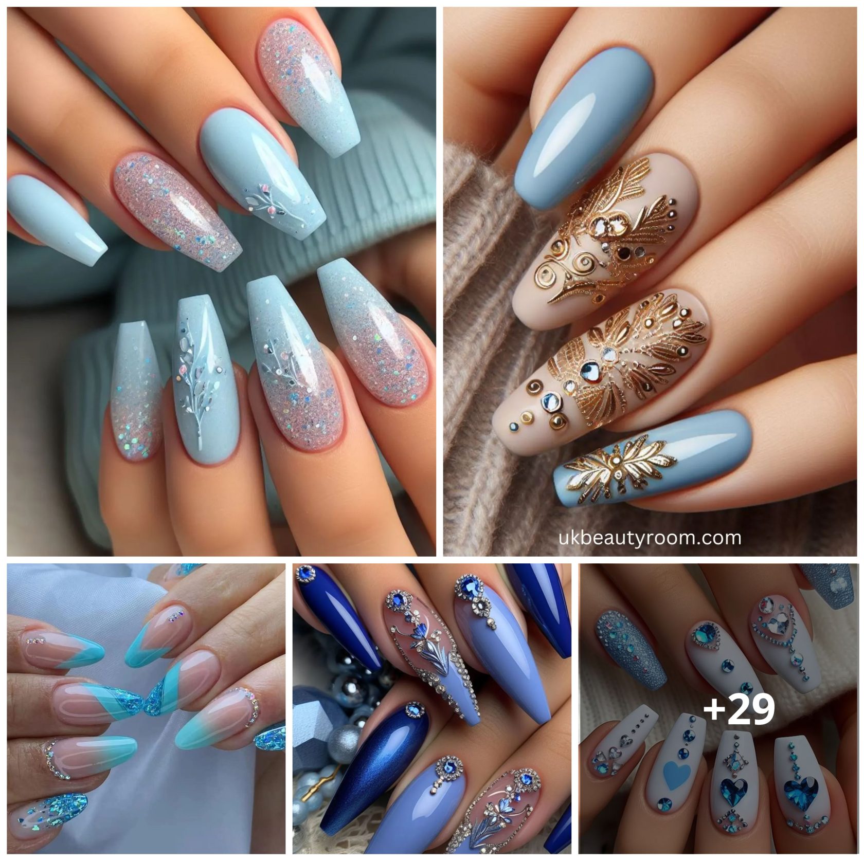 2024’s Most Stunning Blue Nail Designs Unveiled