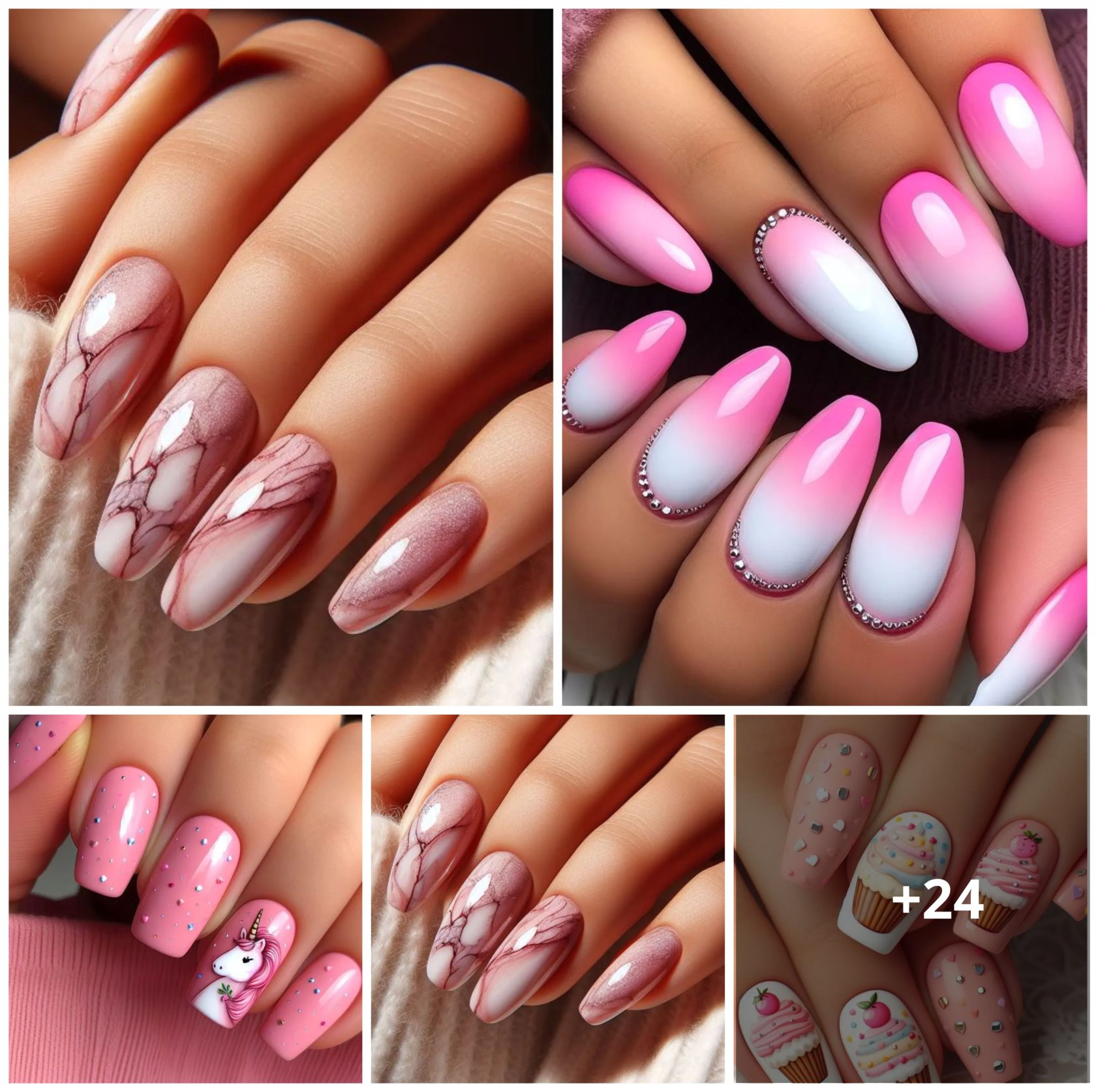 24 Pink Nail Ideas for a Gorgeous Manicure in 2024