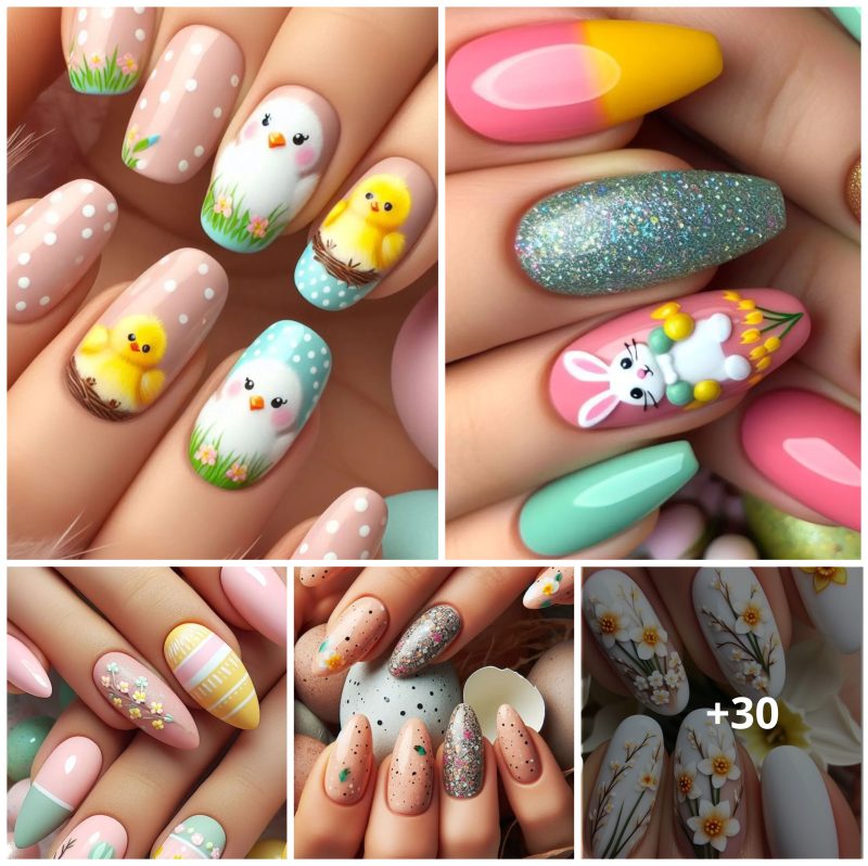 30 Adorable Easter Nail Designs for Spring 2024