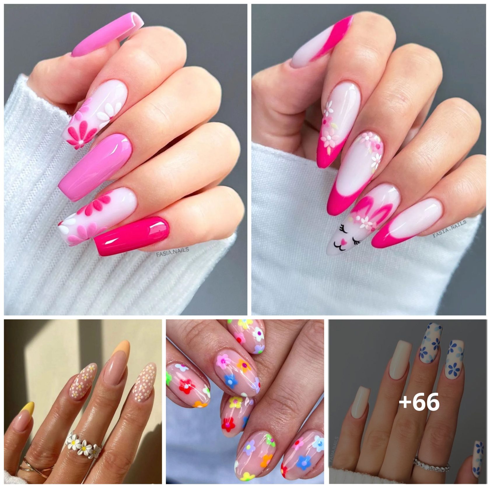 66 Flower Nail Designs You’ll Absolutely Love!