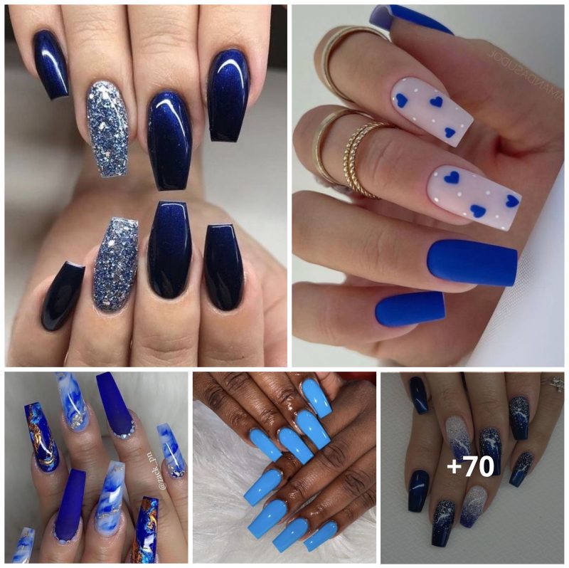 Over 70 Blue Nail Designs to Spark Your Next Manicure Ideas