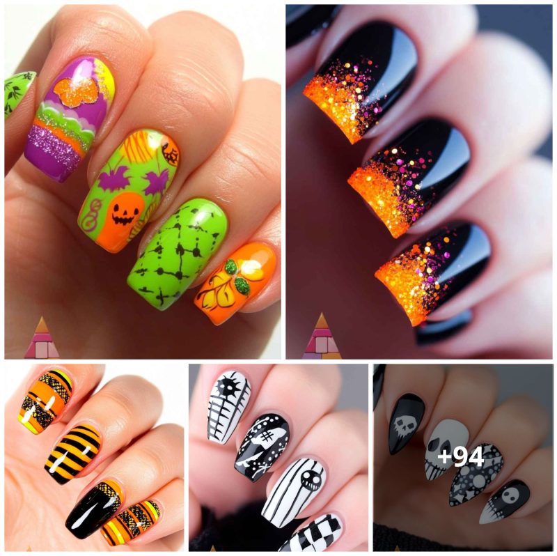Welcome to the Effortless Elegance of Simple Halloween Nails!