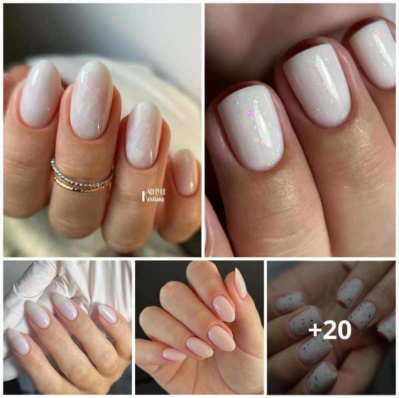 Milky White Nails 22 Ideas: Timeless Elegance for 2024 – 2025