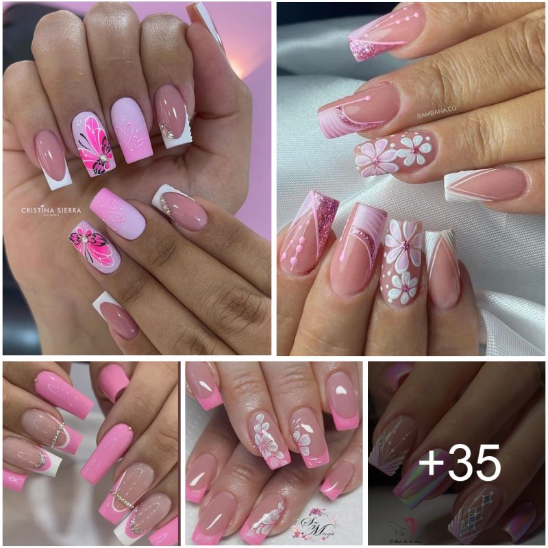 Ideas de uñas en un tono rosa suave que te atraerá a primera vista.