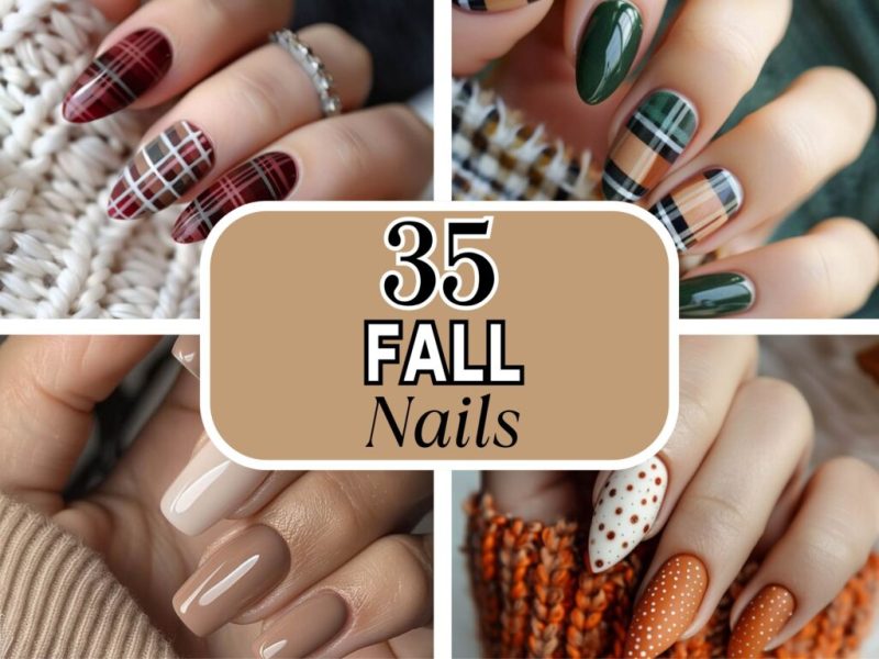 35 Ideas de Uñas Hermosas para el Otoño para Darle la Bienvenida con Estilo