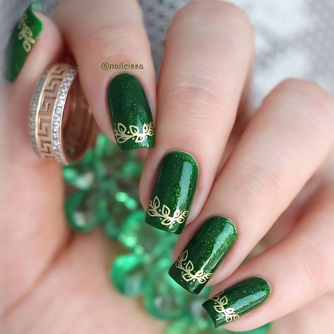 "30 30 St. Patrick’s Day Nail Ideas That Will Bring You A Jolly Holiday - 215