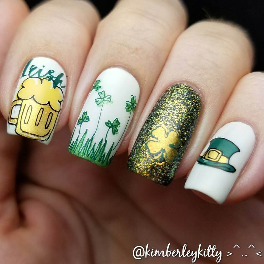 "30 30 St. Patrick’s Day Nail Ideas That Will Bring You A Jolly Holiday - 197