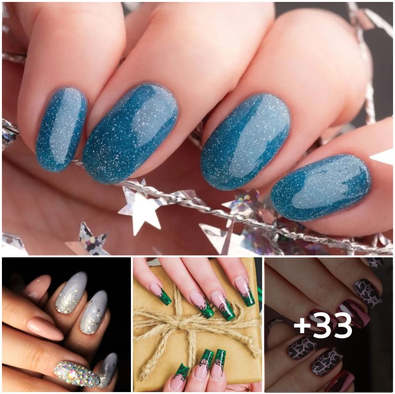 33 diseños de uñas navideñas fáciles que puedes crear en casa