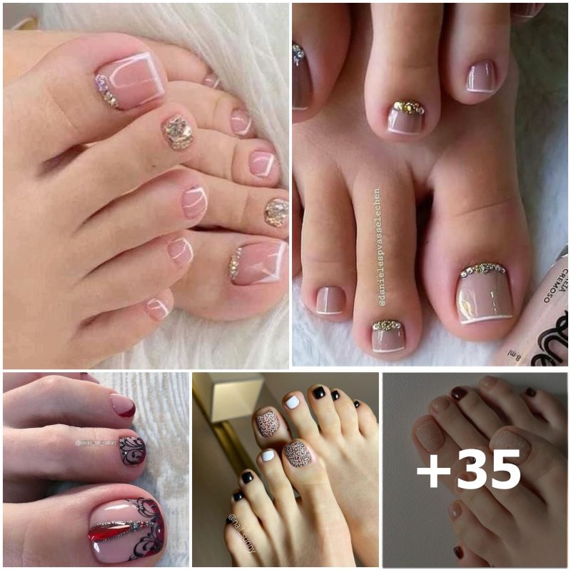 Arte con pies brillantes: diseños para cada ocasión