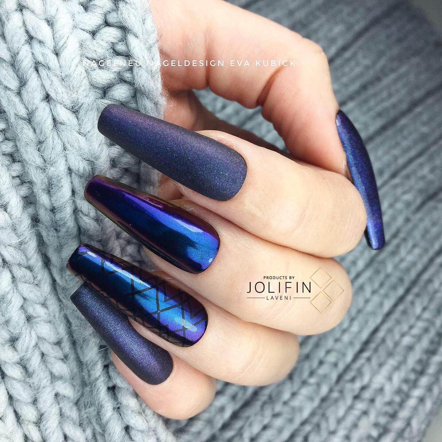 "30 30 Incredibly Breathtaking Galaxy Nails That Take Your Manicure Up A Notch - 217
