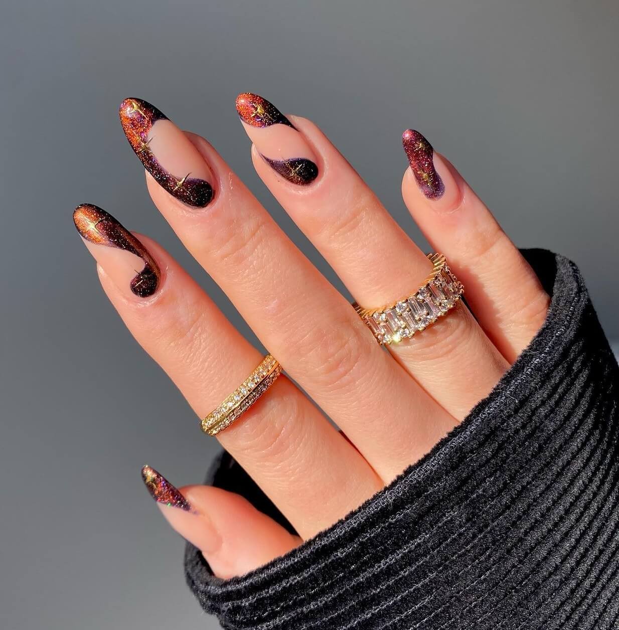 "30 30 Incredibly Breathtaking Galaxy Nails That Take Your Manicure Up A Notch - 199