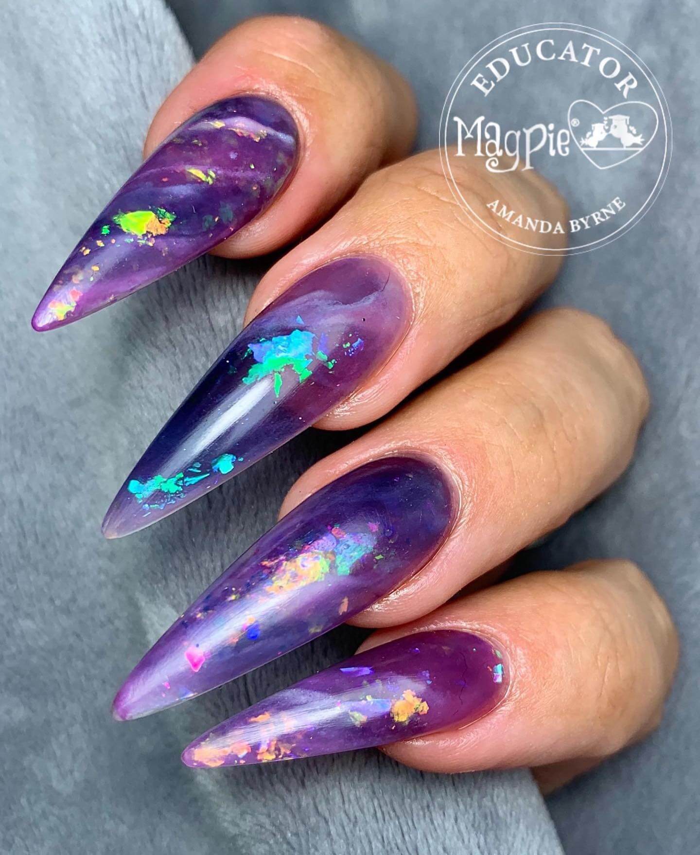 "30 30 Incredibly Breathtaking Galaxy Nails That Take Your Manicure Up A Notch - 201