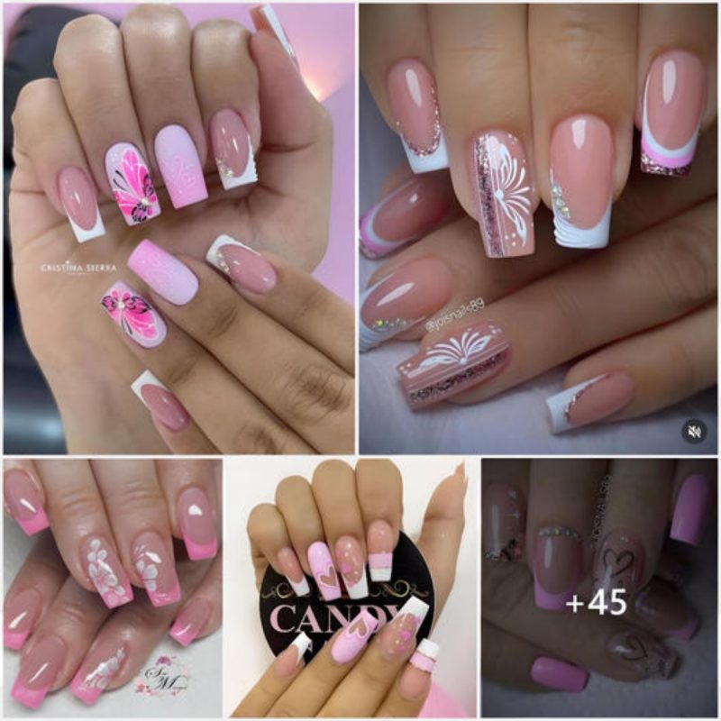 Ideas irresistibles de uñas en rosa suave que te conquistarán al instante.