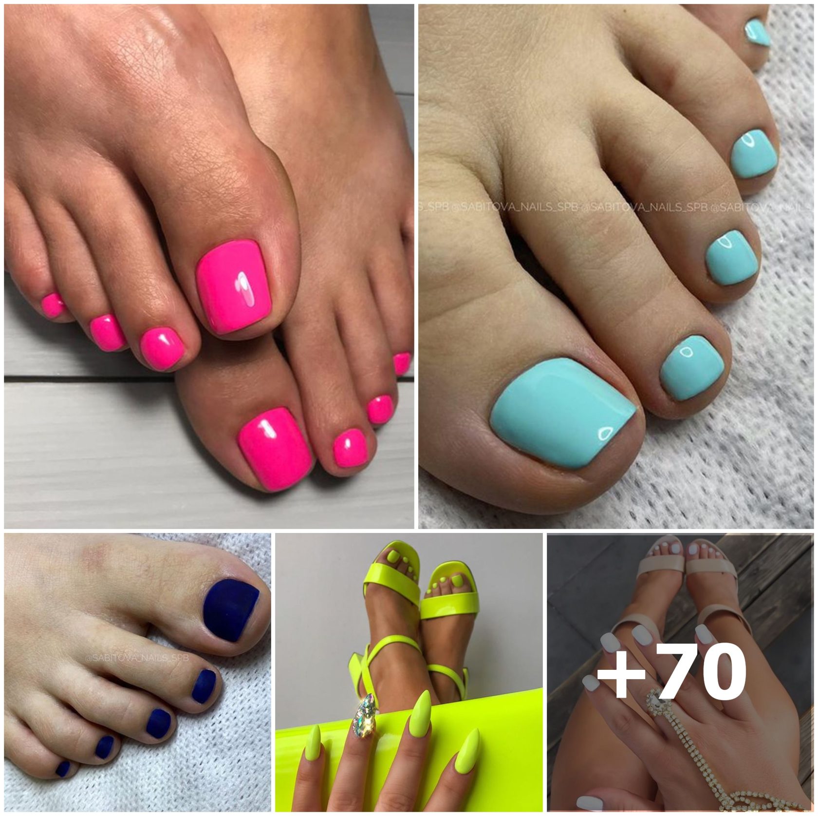 Los 70 mejores colores de uñas para los pies que puedes probar ahora mismo