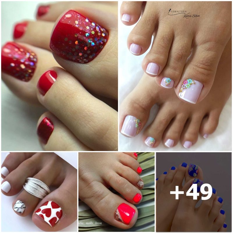 49 Cute Toenail Designs Perfect for Sunny Days
