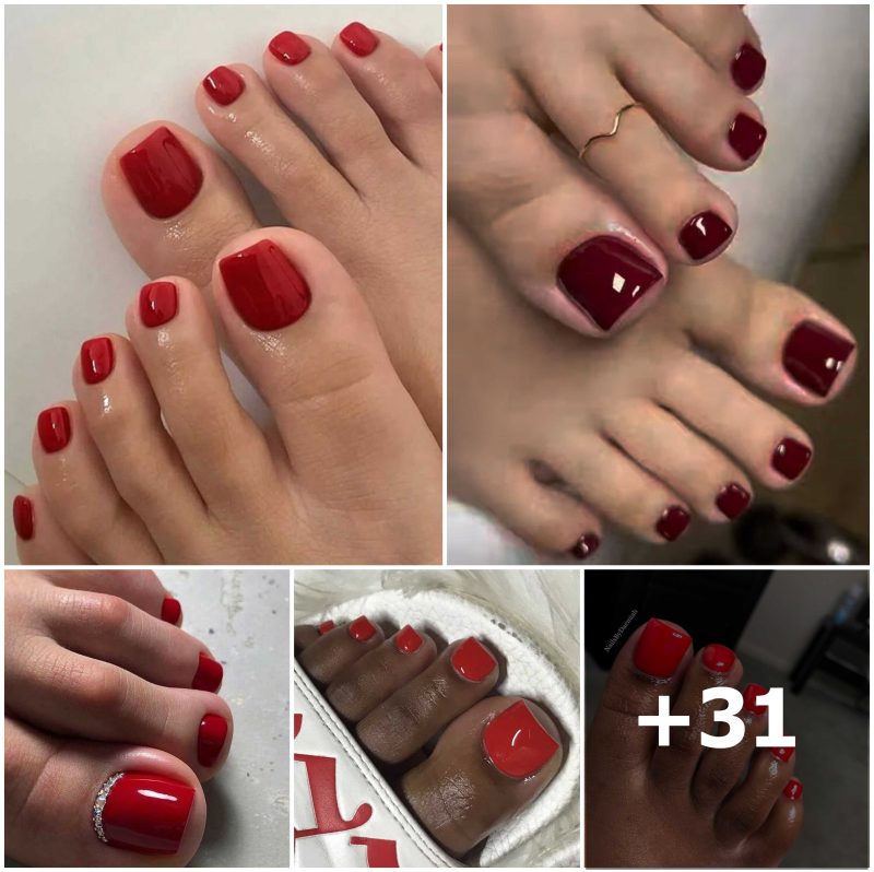 Chic Ways to Elevate the Classic Red French Pedicure