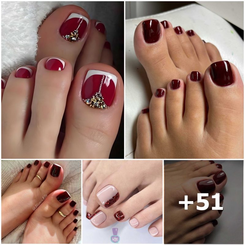 Elegant Red French Pedicure Ideas for a Stylish Look