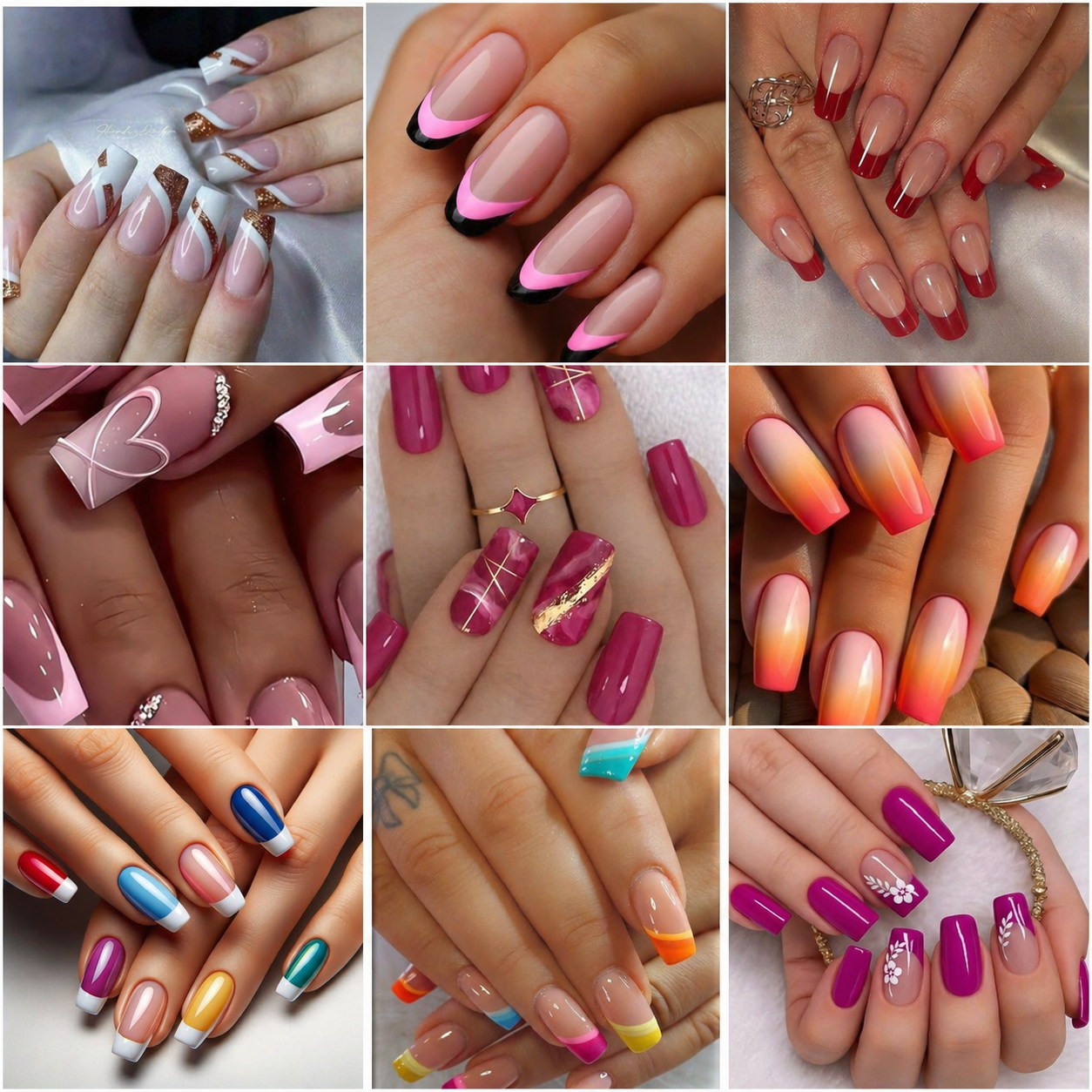 29 PHOTOS Beautiful French Tip Nail Designs To See